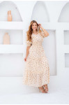 VESTIDO FLORAL LONGO LECLER