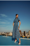 57532.006 VESTIDO JEANS BORDADO IMPÉRIO 57532.006 VESTIDO JEANS BORDADO IMPÉRIO