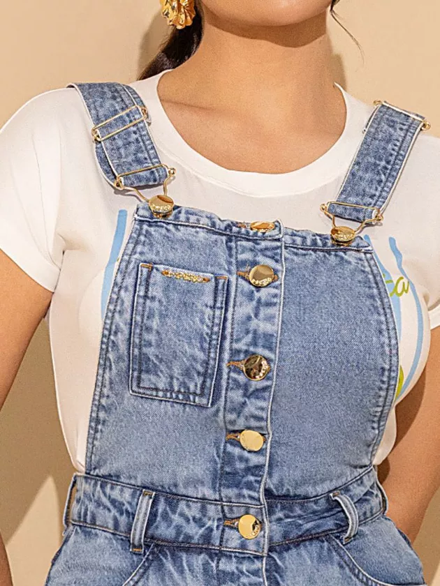 57186.006 JARDINEIRA JEANS 100CM JEANS IMPERIO 57186.006 JARDINEIRA JEANS 100CM JEANS IMPERIO